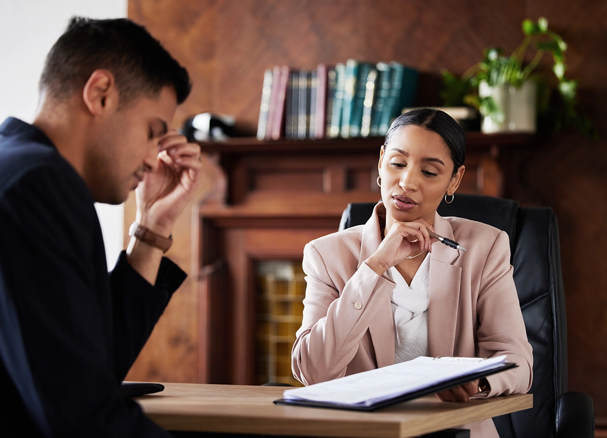corporate contract woman lawyer and stress of cli 2025 04 06 06 48 15 utc lawyer and client
