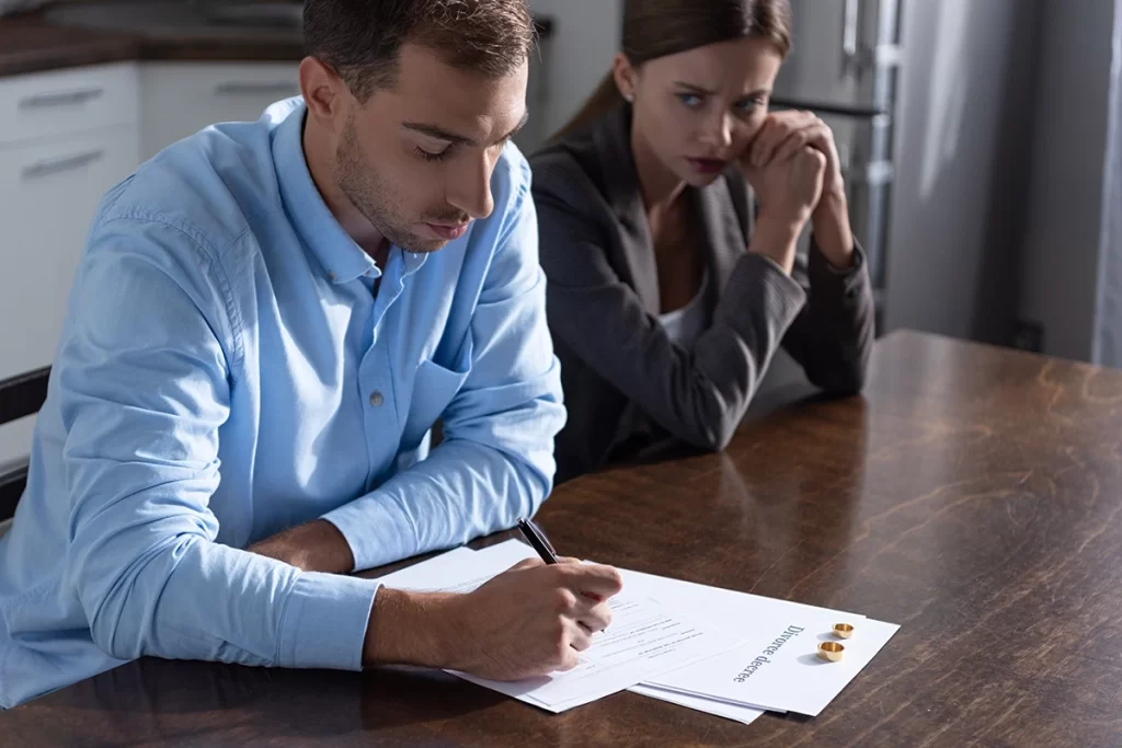 couple-with-documents-at-table
